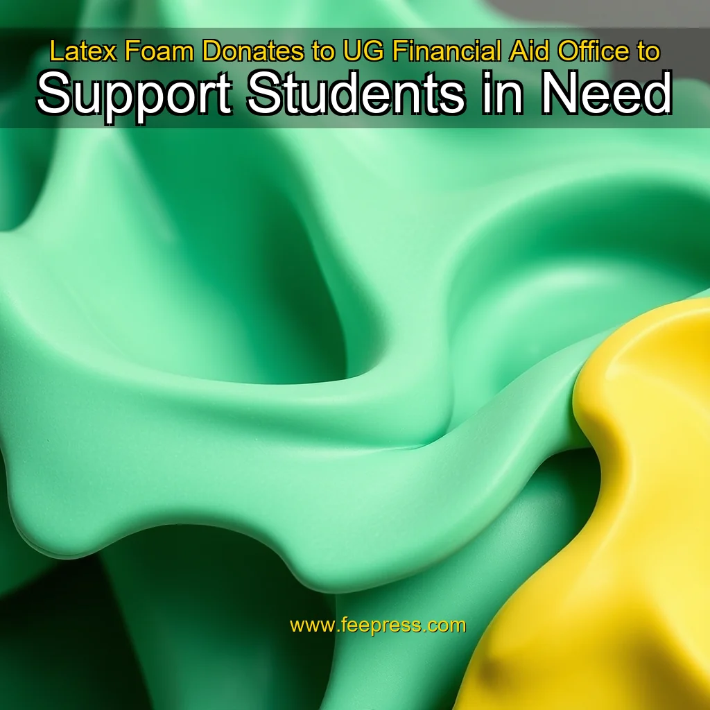 You are currently viewing Latex Foam Donates to UG Financial Aid Office to Support Students in Need