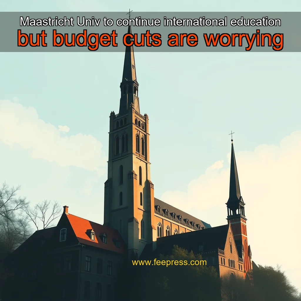 You are currently viewing Maastricht Univ  to continue international education  but budget cuts are worrying