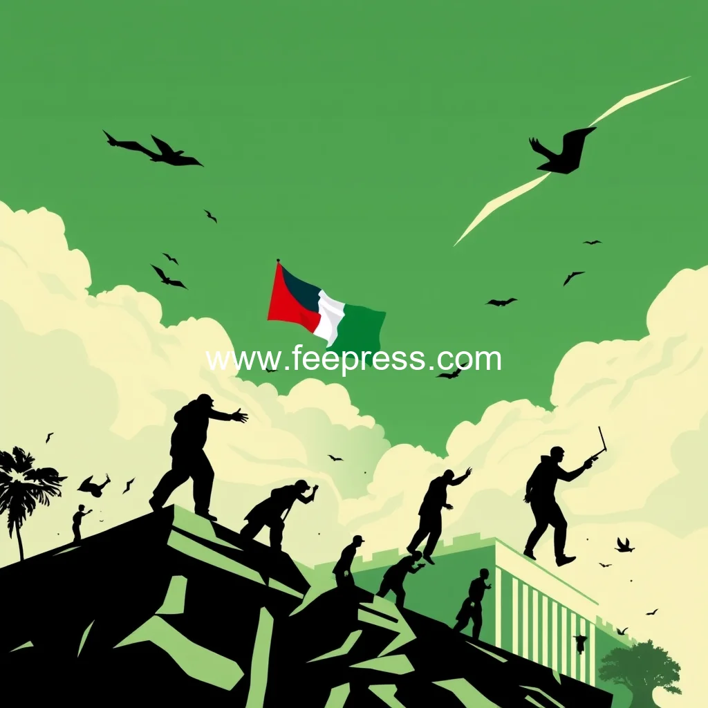 Artistic representation for Tax reform bill : Dangerous ambush aimed at destroying public tertiary institutions in Nigeria COEASU National Accord Newspaper