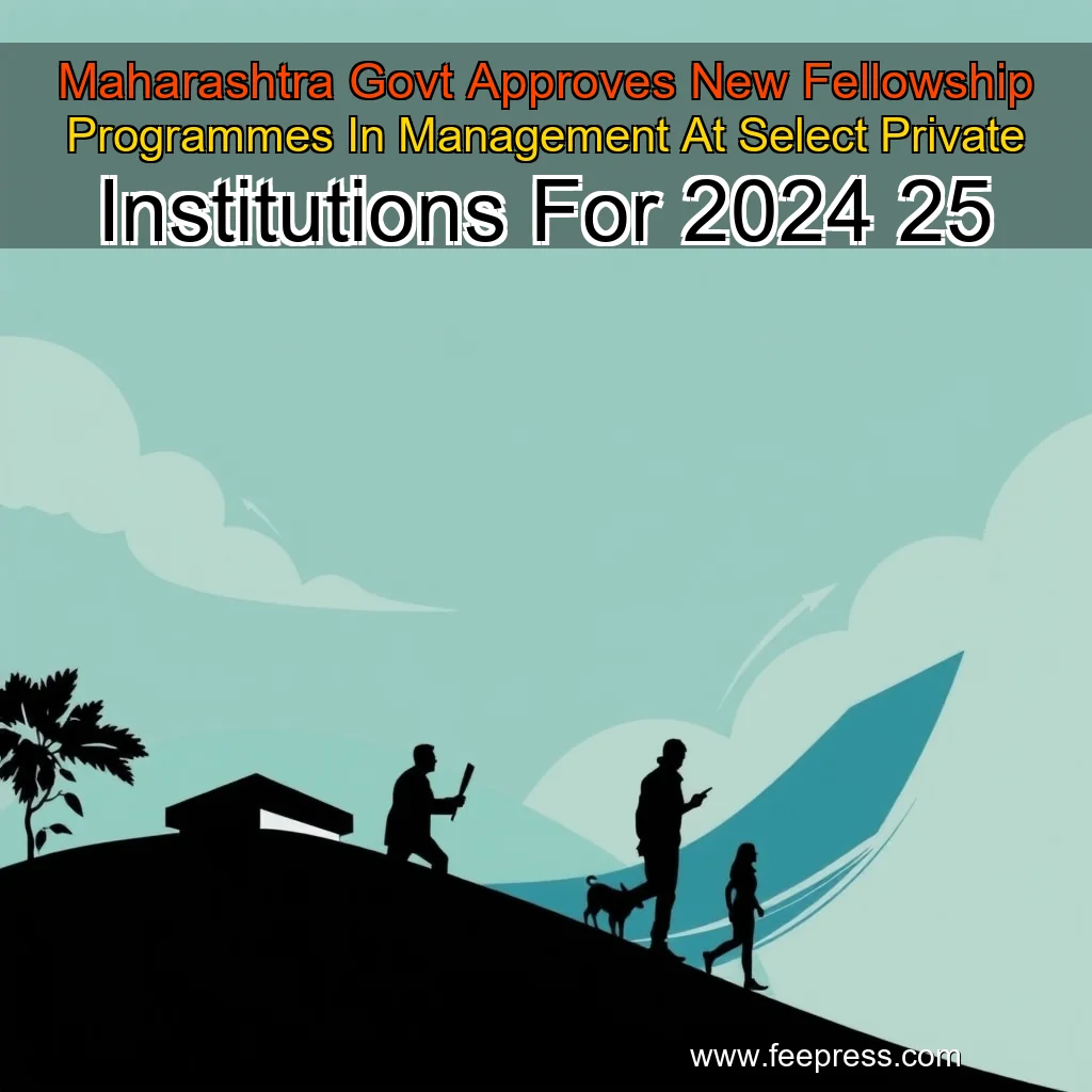 You are currently viewing Maharashtra Govt Approves New Fellowship Programmes In Management At Select Private Institutions For 2024  25