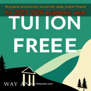 Read more about the article Wayland announces university  wide tuition freeze for 2025  2026 academic year