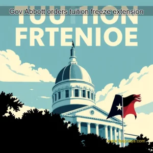 Read more about the article Gov  Abbott orders tuition freeze extension