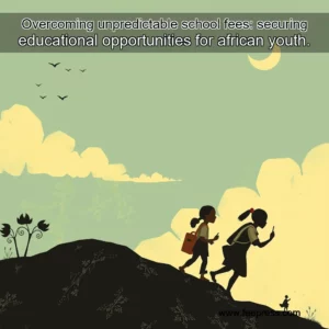 Read more about the article Overcoming unpredictable school fees: securing educational opportunities for african youth.