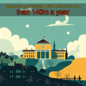 Read more about the article Taxpayers are subsidising private schools by more than 140m a year