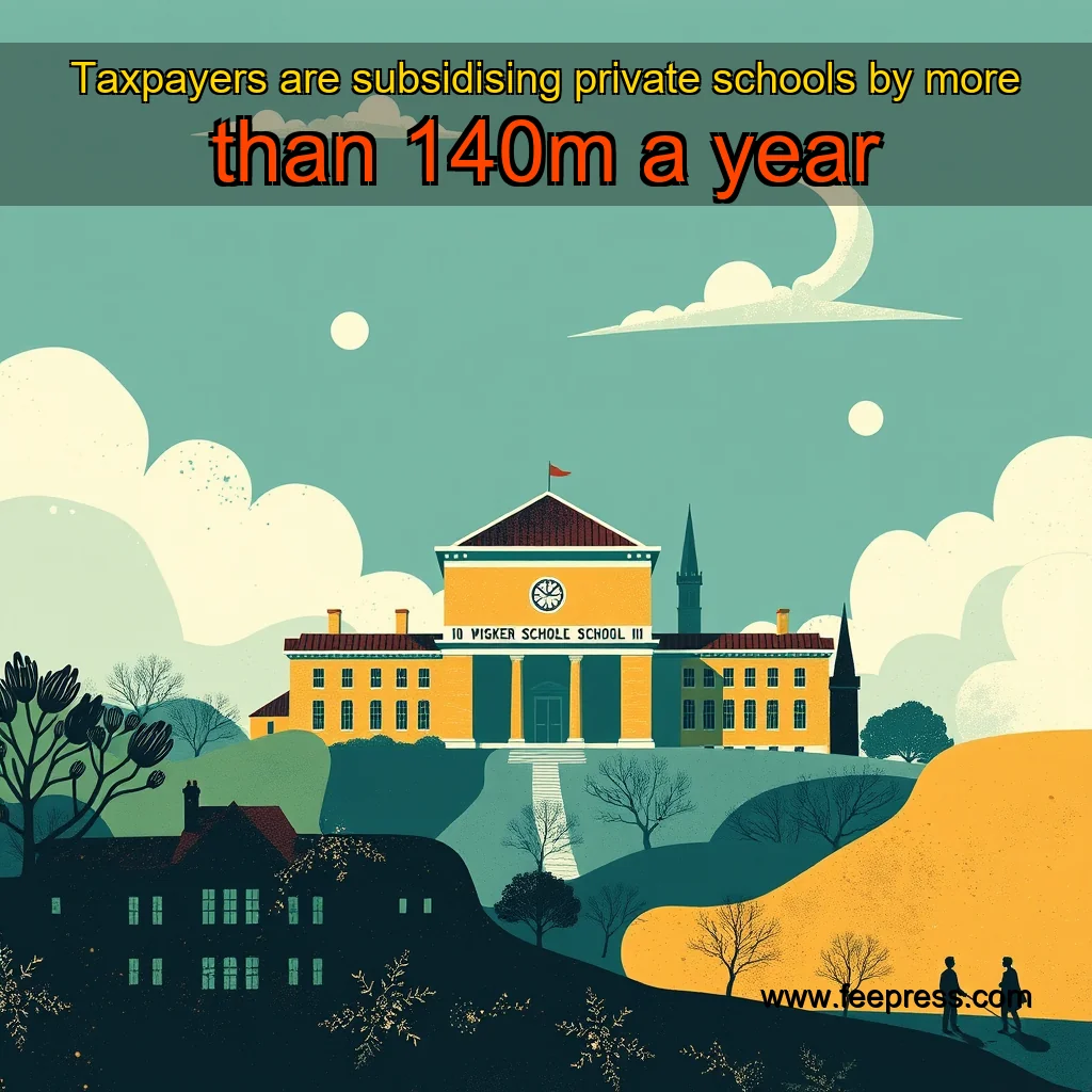 You are currently viewing Taxpayers are subsidising private schools by more than 140m a year
