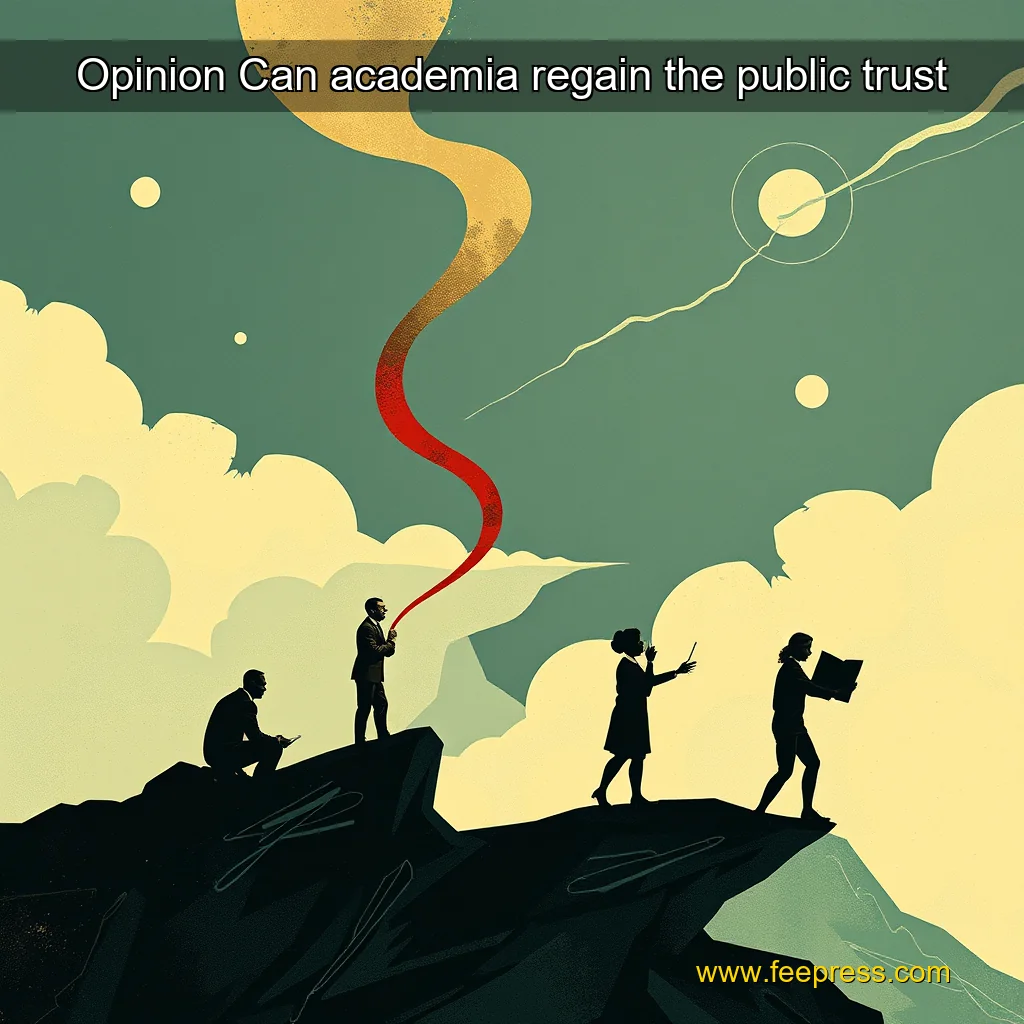 You are currently viewing Opinion  Can academia regain the public trust