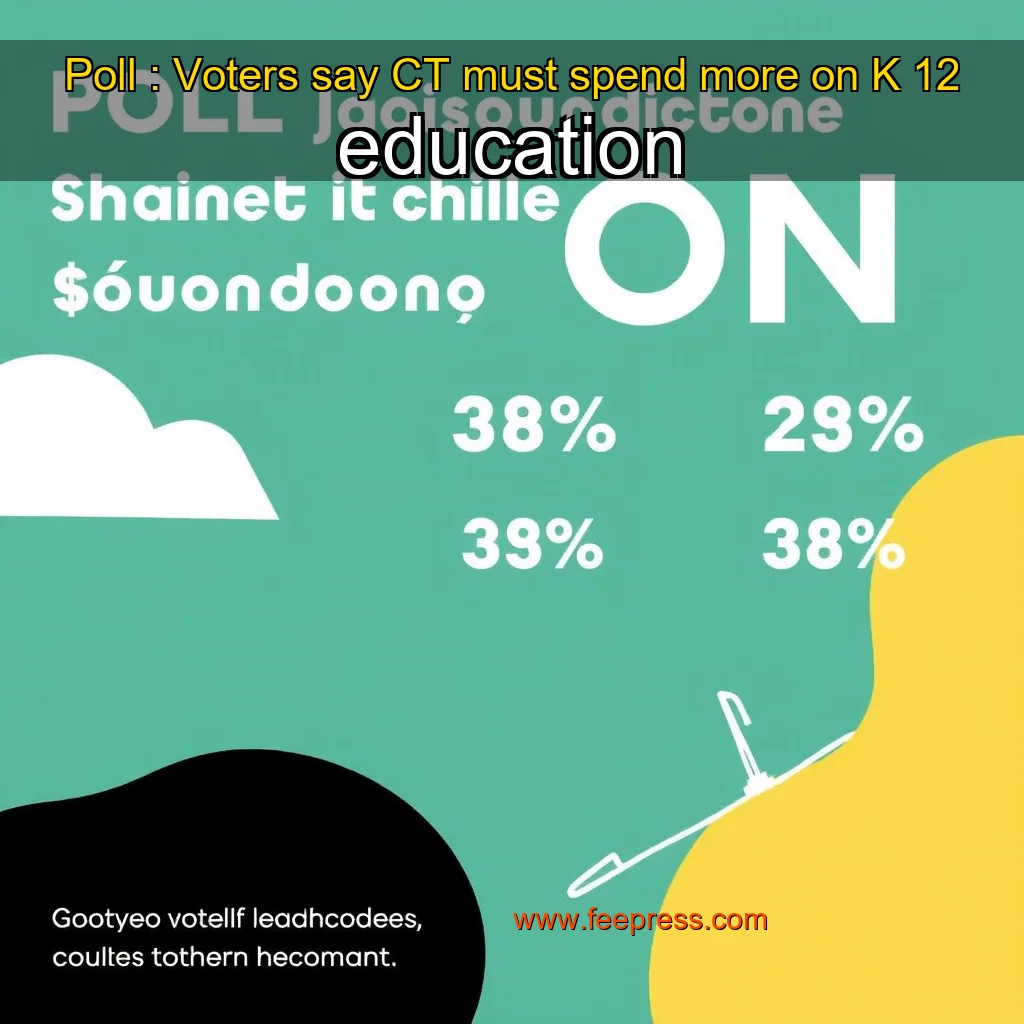 You are currently viewing Poll : Voters say CT must spend more on K  12 education
