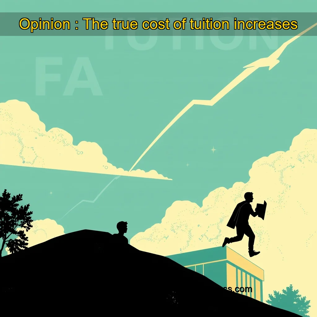 You are currently viewing Opinion : The true cost of tuition increases