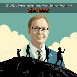 Read more about the article Minister keen for schools to collaborate on 16 choices