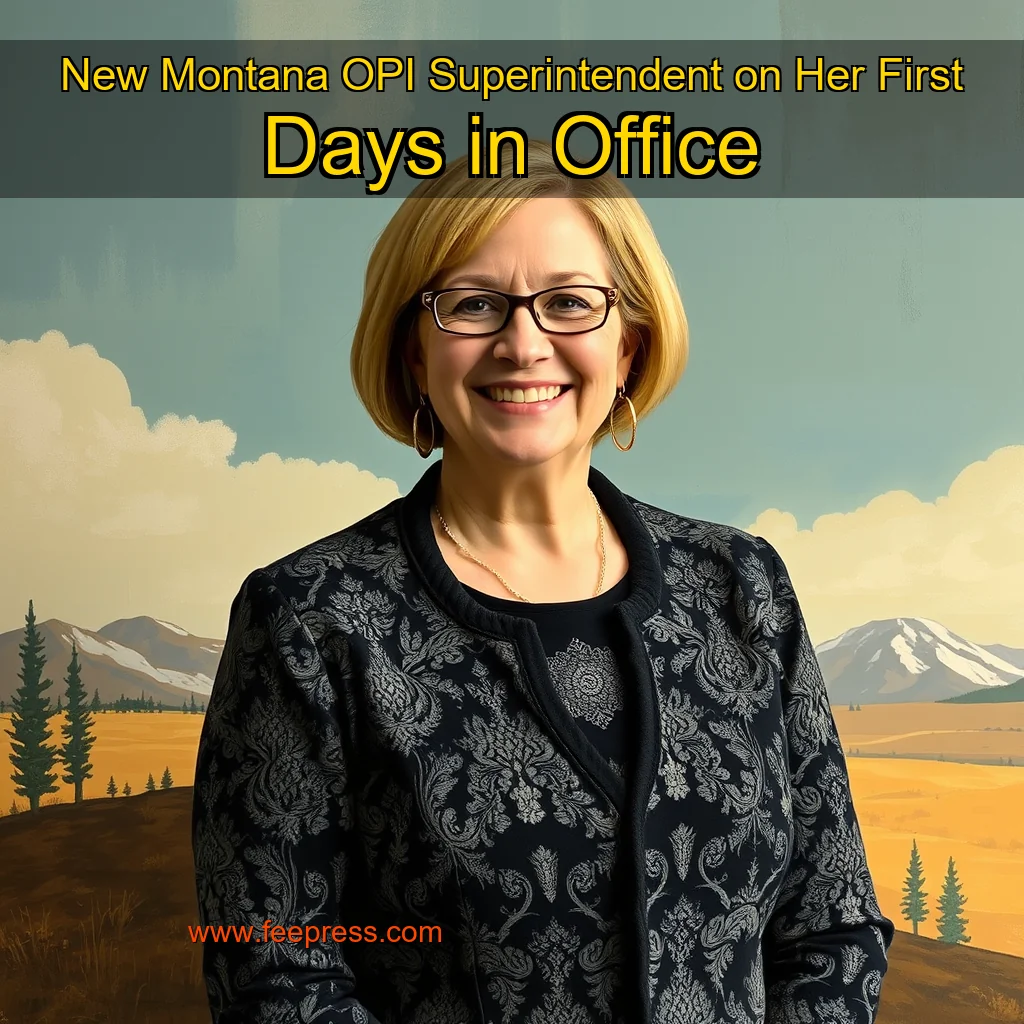 Read more about the article New Montana OPI Superintendent on Her First Days in Office