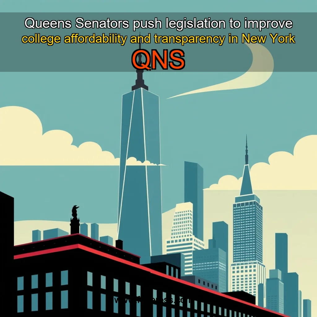 Read more about the article Queens Senators push legislation to improve college affordability and transparency in New York  QNS