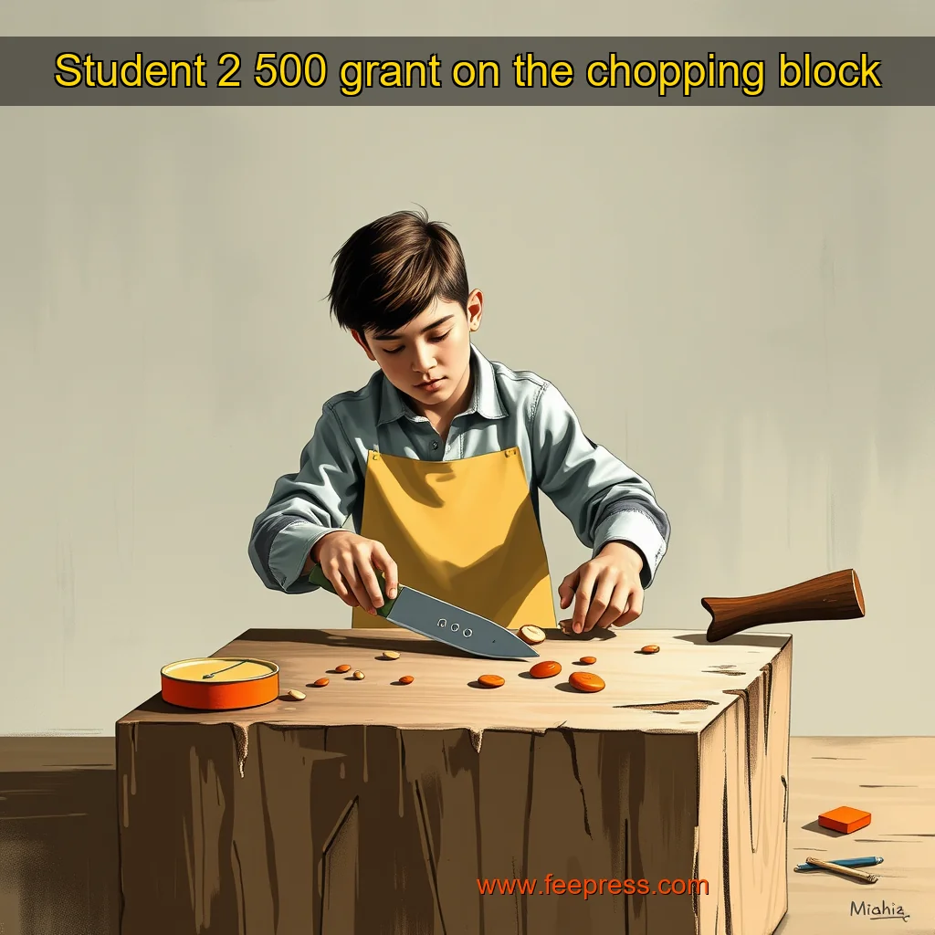 Read more about the article Student 2  500 grant on the chopping block