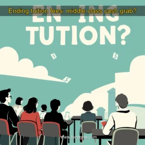Read more about the article Ending tuition fees: middle class cash grab?