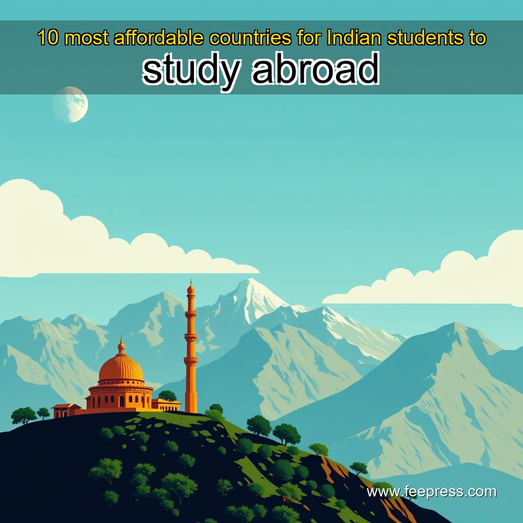 Read more about the article 10 most affordable countries for Indian students to study abroad