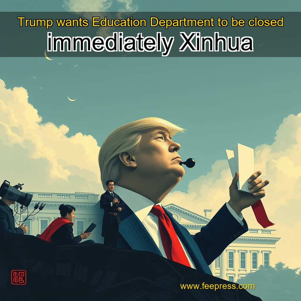 Read more about the article Trump wants Education Department to be closed immediately  Xinhua