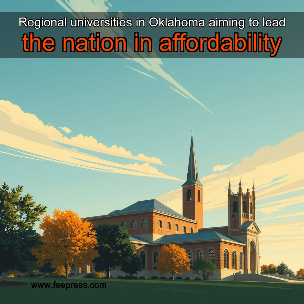 Read more about the article Regional universities in Oklahoma aiming to lead the nation in affordability