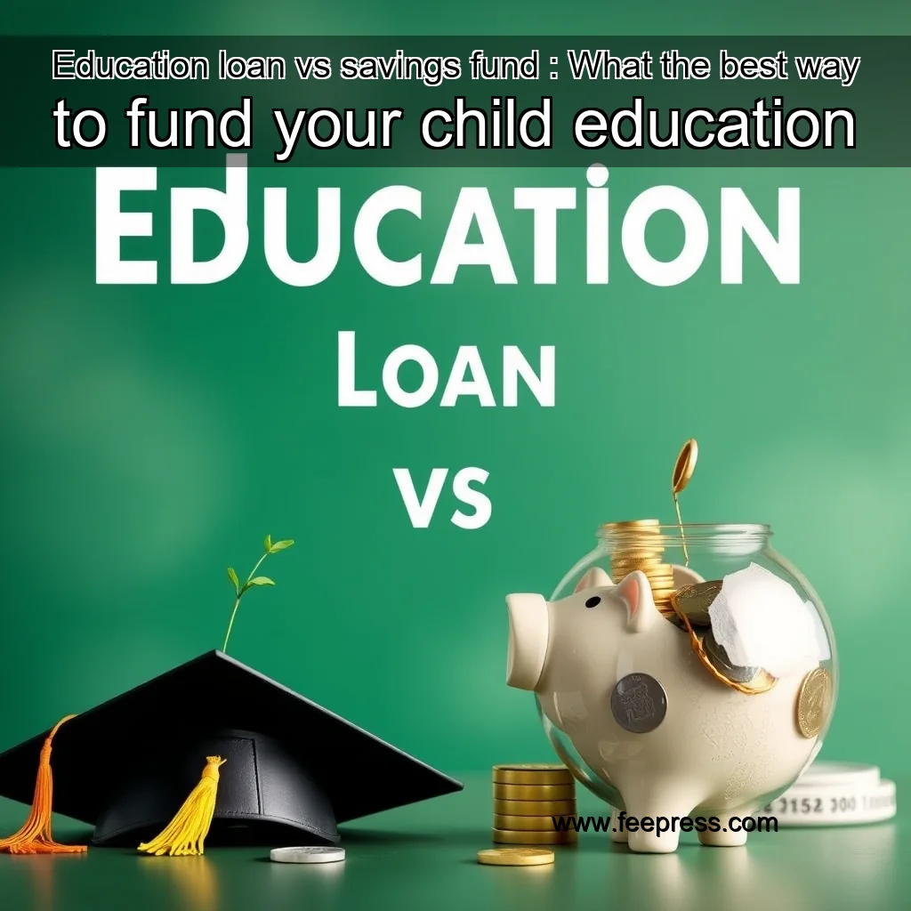 Read more about the article Education loan vs savings fund : What the best way to fund your child education