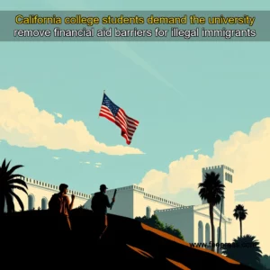 Read more about the article California college students demand the university remove financial aid barriers for illegal immigrants
