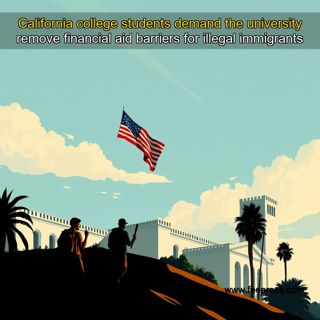Read more about the article California college students demand the university remove financial aid barriers for illegal immigrants