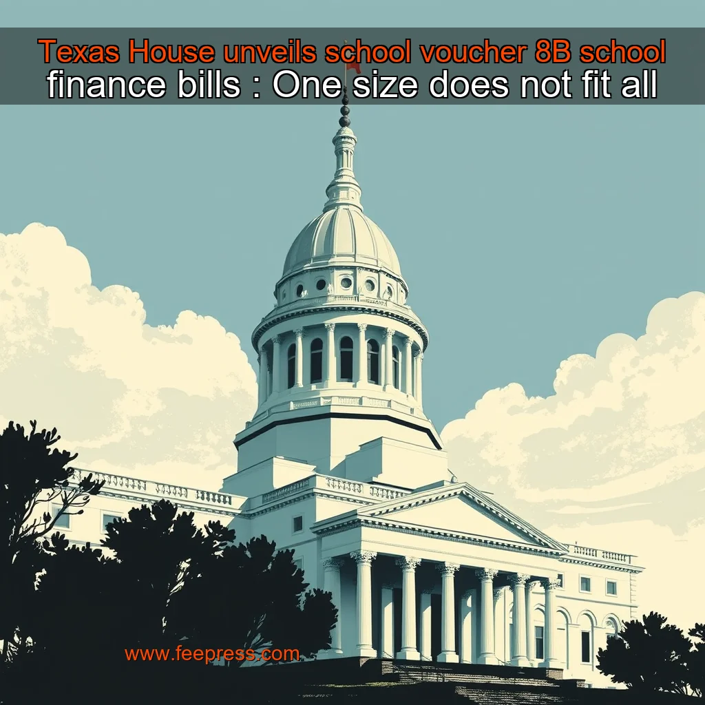 Read more about the article Texas House unveils school voucher  8B school finance bills : One size does not fit all
