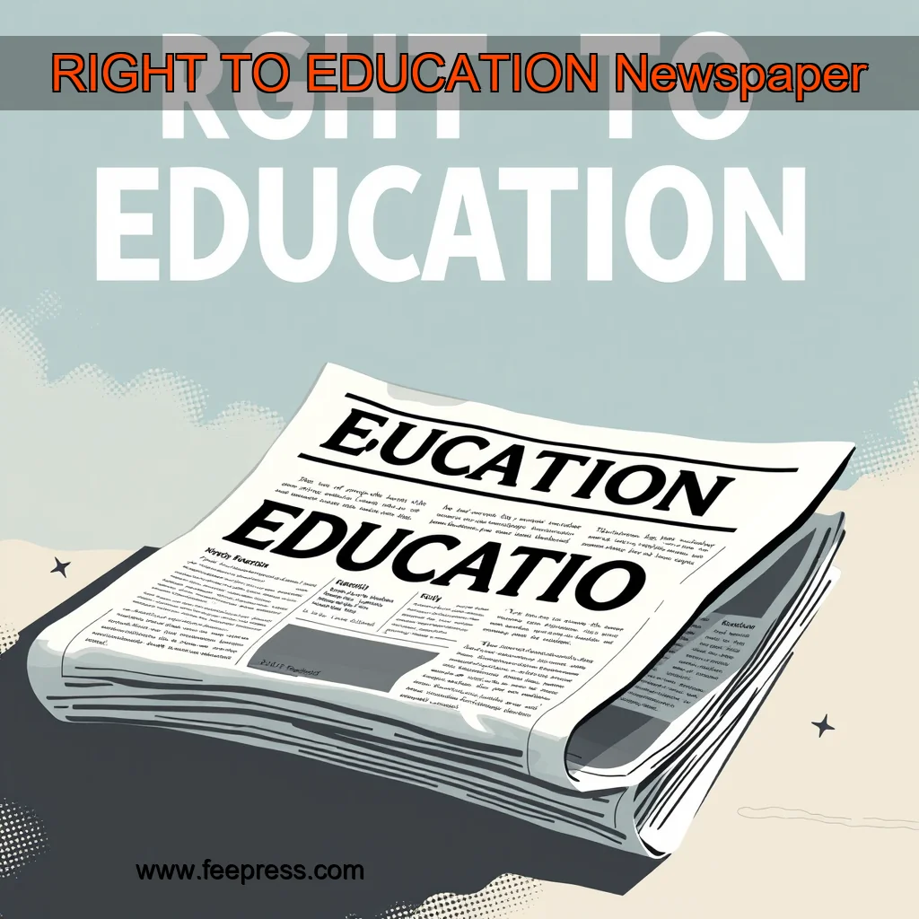 Read more about the article RIGHT TO EDUCATION  Newspaper