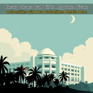 Read more about the article Kerala Clears Draft Bill to Regulate Private Universities with New Guidelines Details Here