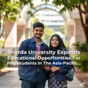 Artistic representation for Sharda University Expands Educational Opportunities For Png Students In The Asia-Pacific Region!