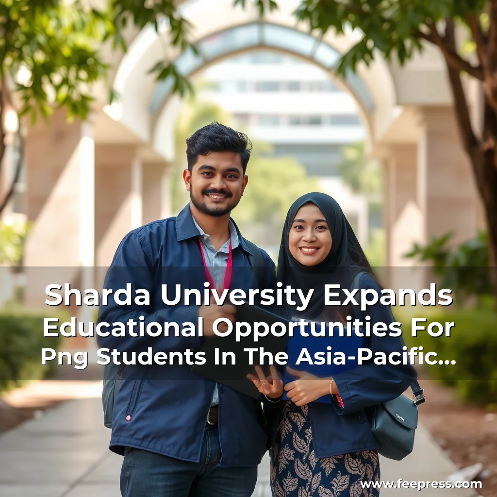 Artistic representation for Sharda University Expands Educational Opportunities For Png Students In The Asia-Pacific Region!