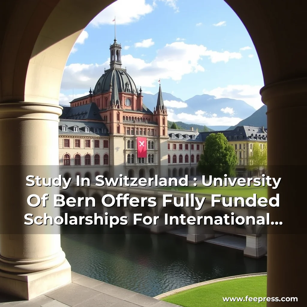 Read more about the article Study In Switzerland : University Of Bern Offers Fully Funded Scholarships For International Students!