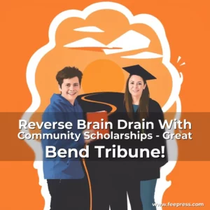 Artistic representation for Reverse Brain Drain With Community Scholarships - Great Bend Tribune!
