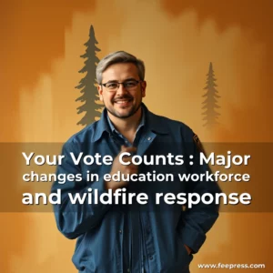 Read more about the article Your Vote Counts : Major changes in education  workforce  and wildfire response