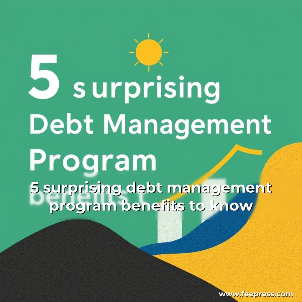 Read more about the article 5 surprising debt management program benefits to know
