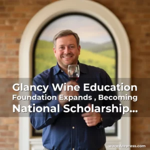 Artistic representation for Glancy Wine Education Foundation Expands , Becoming National Scholarship Organization In 2025!