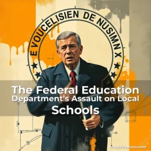 Read more about the article The Federal Education Department’s Assault on Local Schools