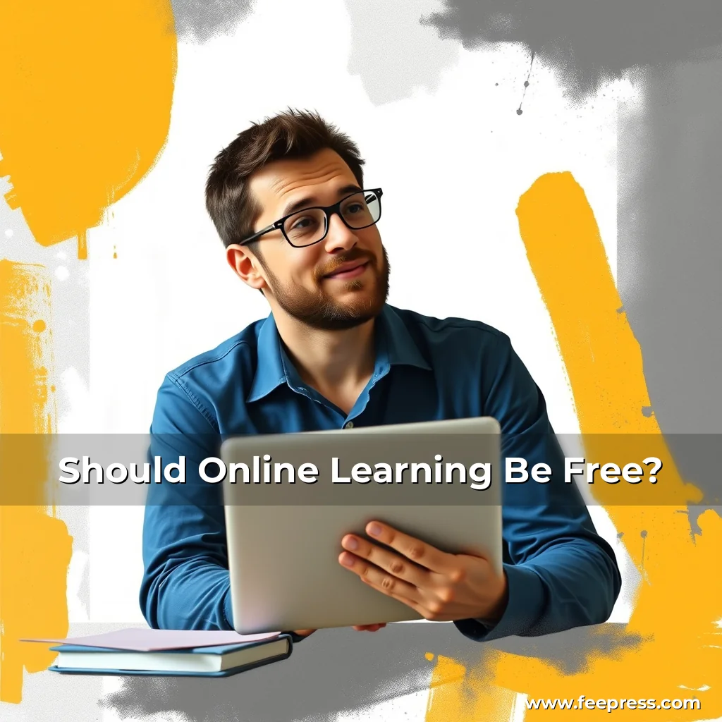 Artistic representation for Should Online Learning Be Free?