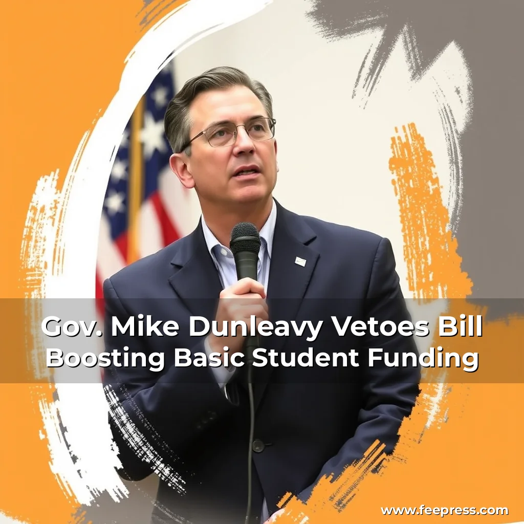 You are currently viewing Gov. Mike Dunleavy Vetoes Bill Boosting Basic Student Funding