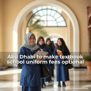 Read more about the article Abu Dhabi to make textbook  school uniform fees optional