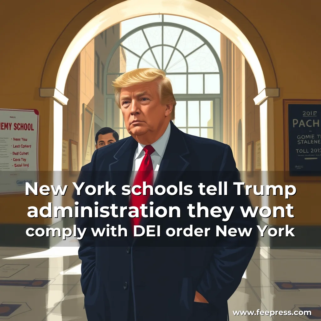 You are currently viewing New York schools tell Trump administration they wont comply with DEI order  New York
