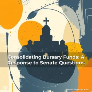 Artistic representation for Consolidating Bursary Funds: A Response to Senate Questions