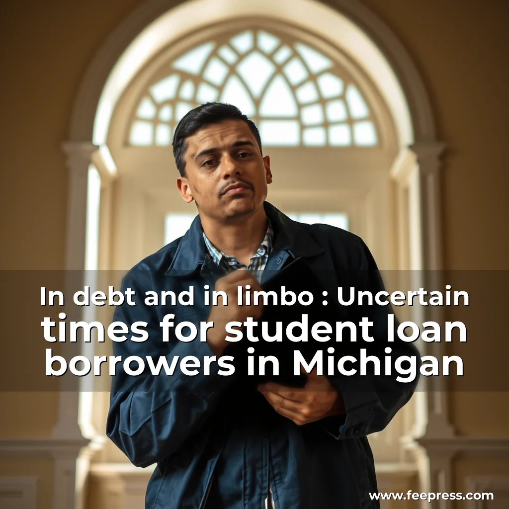 You are currently viewing In debt and in limbo : Uncertain times for student  loan borrowers in Michigan
