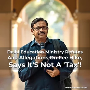 Artistic representation for Delhi Education Ministry Refutes Aap Allegations On Fee Hike, Says It'S Not A 'Tax'!