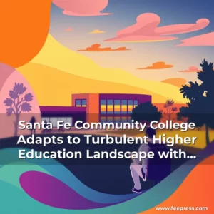 Artistic representation for Santa Fe Community College Adapts to Turbulent Higher Education Landscape with Affordable Tuition and Fees