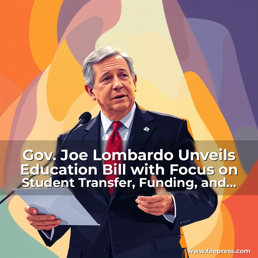 Read more about the article Gov. Joe Lombardo Unveils Education Bill with Focus on Student Transfer, Funding, and Accountability