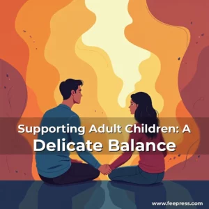 Artistic representation for Supporting Adult Children: A Delicate Balance