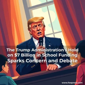Read more about the article The Trump Administration’s Hold on $7 Billion in School Funding Sparks Concern and Debate