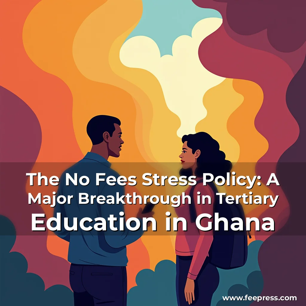 Read more about the article The No Fees Stress Policy: A Major Breakthrough in Tertiary Education in Ghana