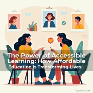 Read more about the article The Power of Accessible Learning: How Affordable Education is Transforming Lives Worldwide