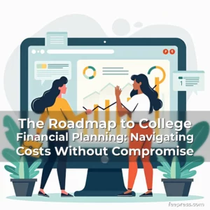 Artistic representation for The Roadmap to College Financial Planning: Navigating Costs Without Compromise