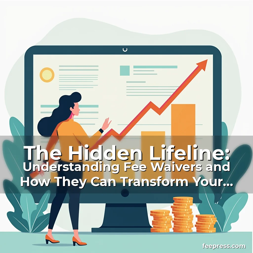 Read more about the article The Hidden Lifeline: Understanding Fee Waivers and How They Can Transform Your Financial Landscape