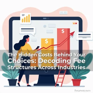 Artistic representation for The Hidden Costs Behind Your Choices: Decoding Fee Structures Across Industries